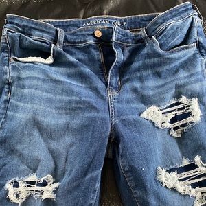 American eagle destructed jeans